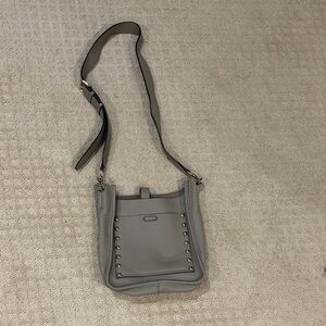 Rebecca Minkoff Gray Crossbody Bag with Studs